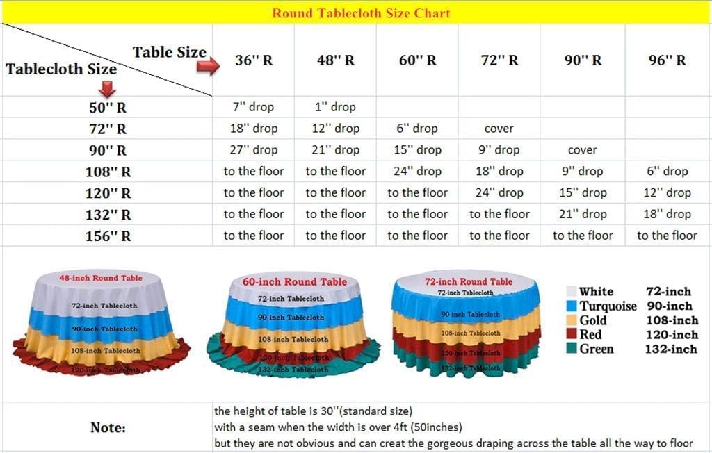 DUOBAO 90" Red Sequin Tablecloth - Sparkly Glitter Overlay for Wedding & Birthday Party Decor, Elegant Round Dining Table Cover