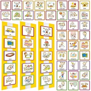Geyee 60 Pcs Kids Visual Schedule C...