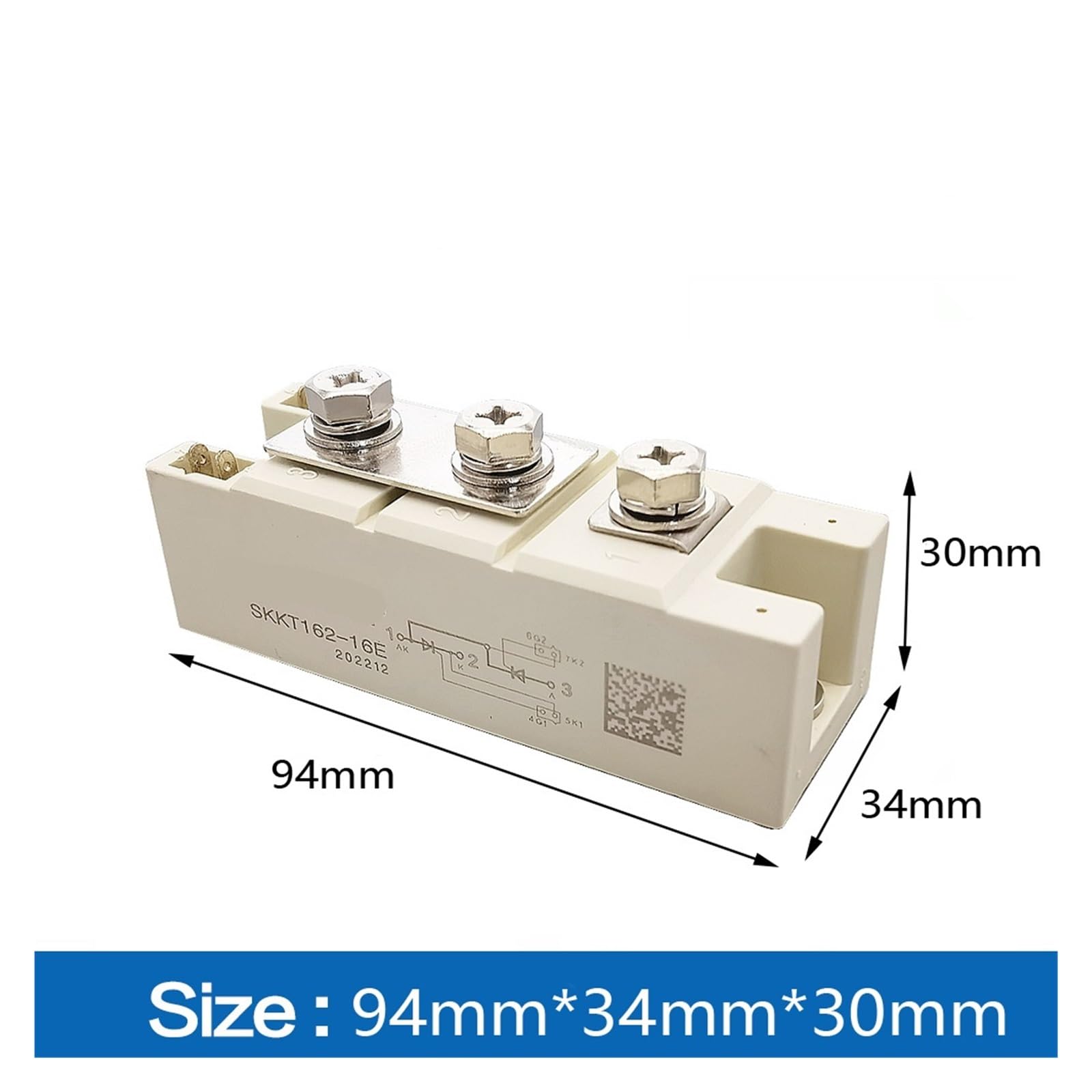 SKKT162/16E Modulo raddrizzatore raddrizzatore Controllato al silicio del convertitore di frequenza e modulo IGBT Inverter