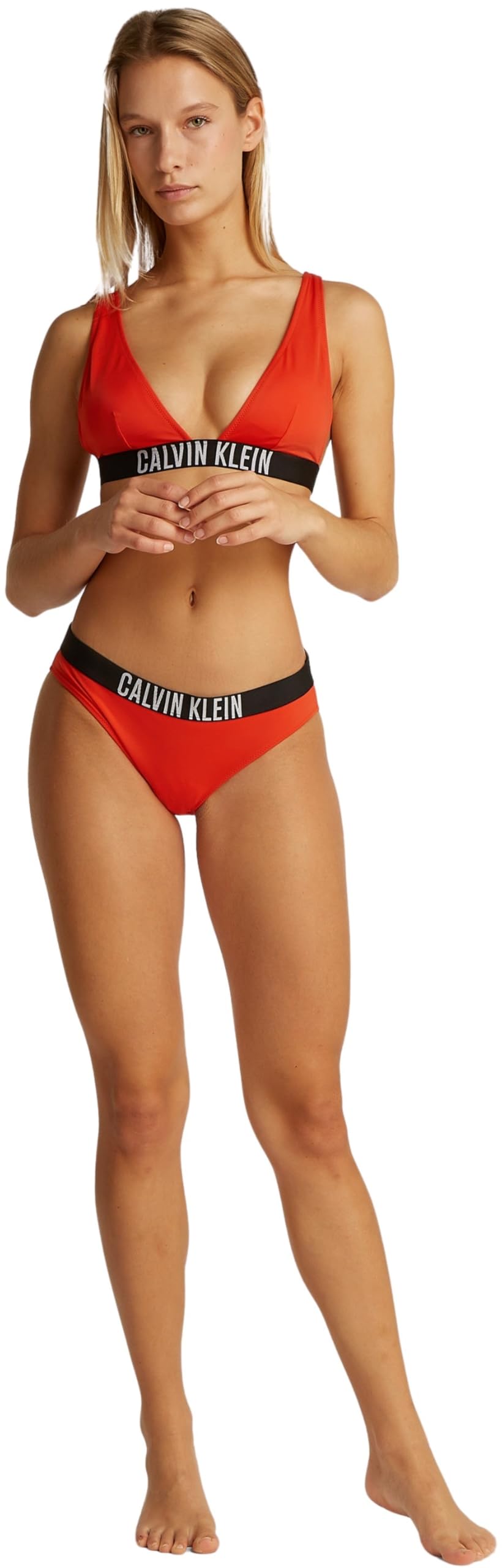 Calvin Klein Damen Bikini Oberteil Bralette Herausnehmbare Polster