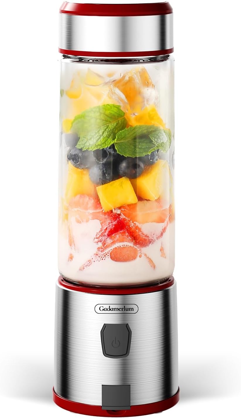 Blast Portable Blender, Cordless, 15.2oz Glass Bottle