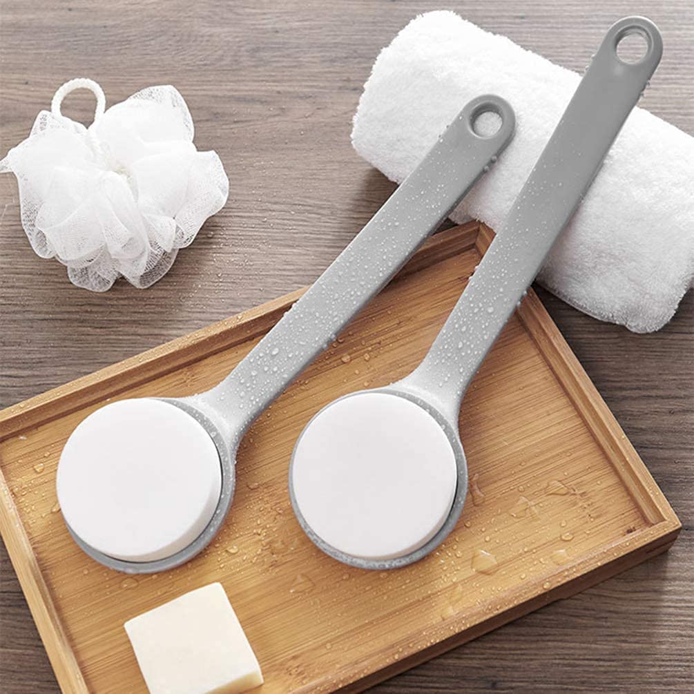 Cepillo de baño con Mango Largo, práctico Cepillo Exfoliante, depurador de Limpieza Corporal para niños y Adultos, cepillos corporales y de baño