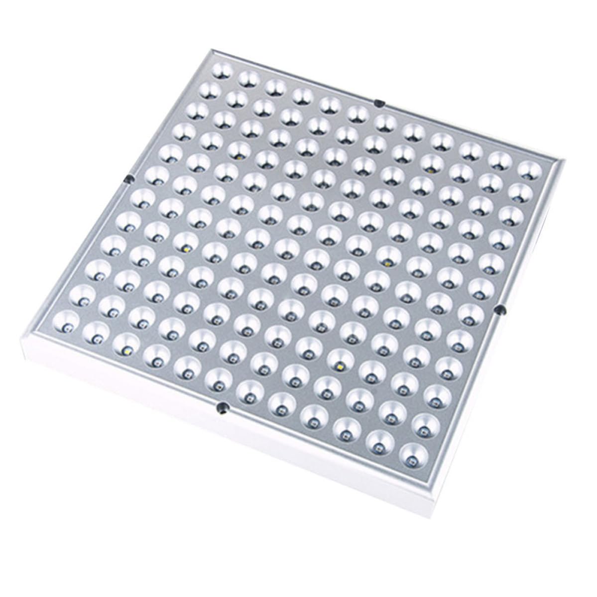 Lampada LED per Piante 45w Argento in Plastico per Crescita | Distribuzione Uniforme della Luce, per Ufficio e Coltivazione in Serra