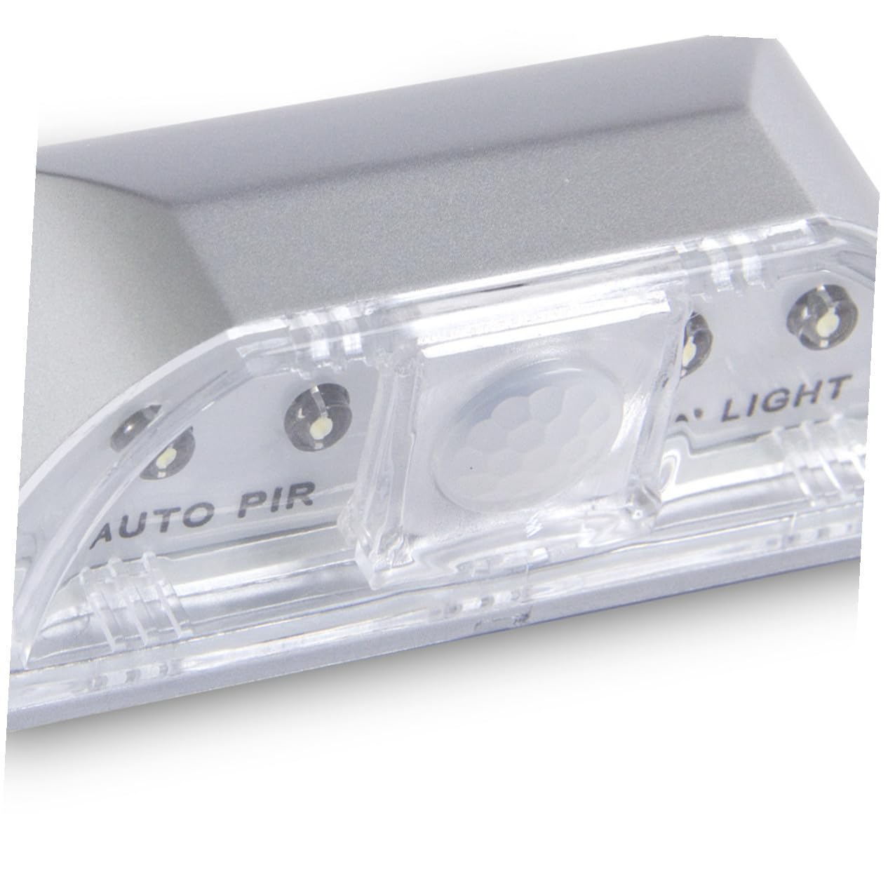 Toddmomy 2 pezzi Lampada LED Sensore Movimento Porta Luce Notturna Infrarossi Intelligente con Induzione Corpo Umano Piccola Applique da Parete Argento per Ingresso e Armadio
