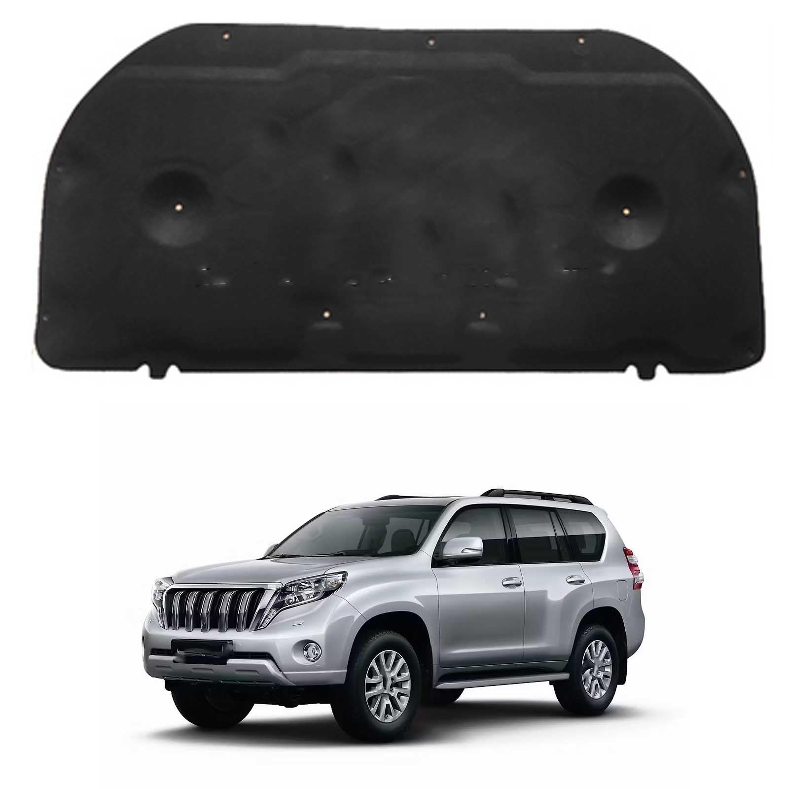 Papep Normal Heat Shield & Soundproof Cotton For Toyota Prado 2010-2017, Bonnet Engine Insulation Mat, Noise Reduction Thermal Liner Cover For Car Hood