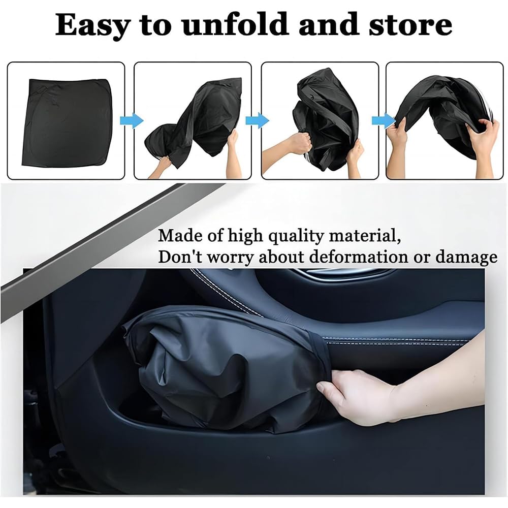 MEULE Parasole per Parabrezza Auto per Lexus UX 2019 2020 2021 2022 2023, Auto Parasole per Parabrezza Auto Protezione UV Pieghevole e Portabile Visiera Accessori,A Black