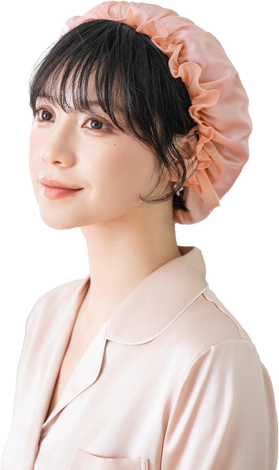 [AOYANEI] シルク ナイトキャップ シルクキャップ ヘアケアキャップ シルク100% 筒型 ロングヘア用 保湿 通気性 ロングナイトキャップ 美髪 寝具 ショート