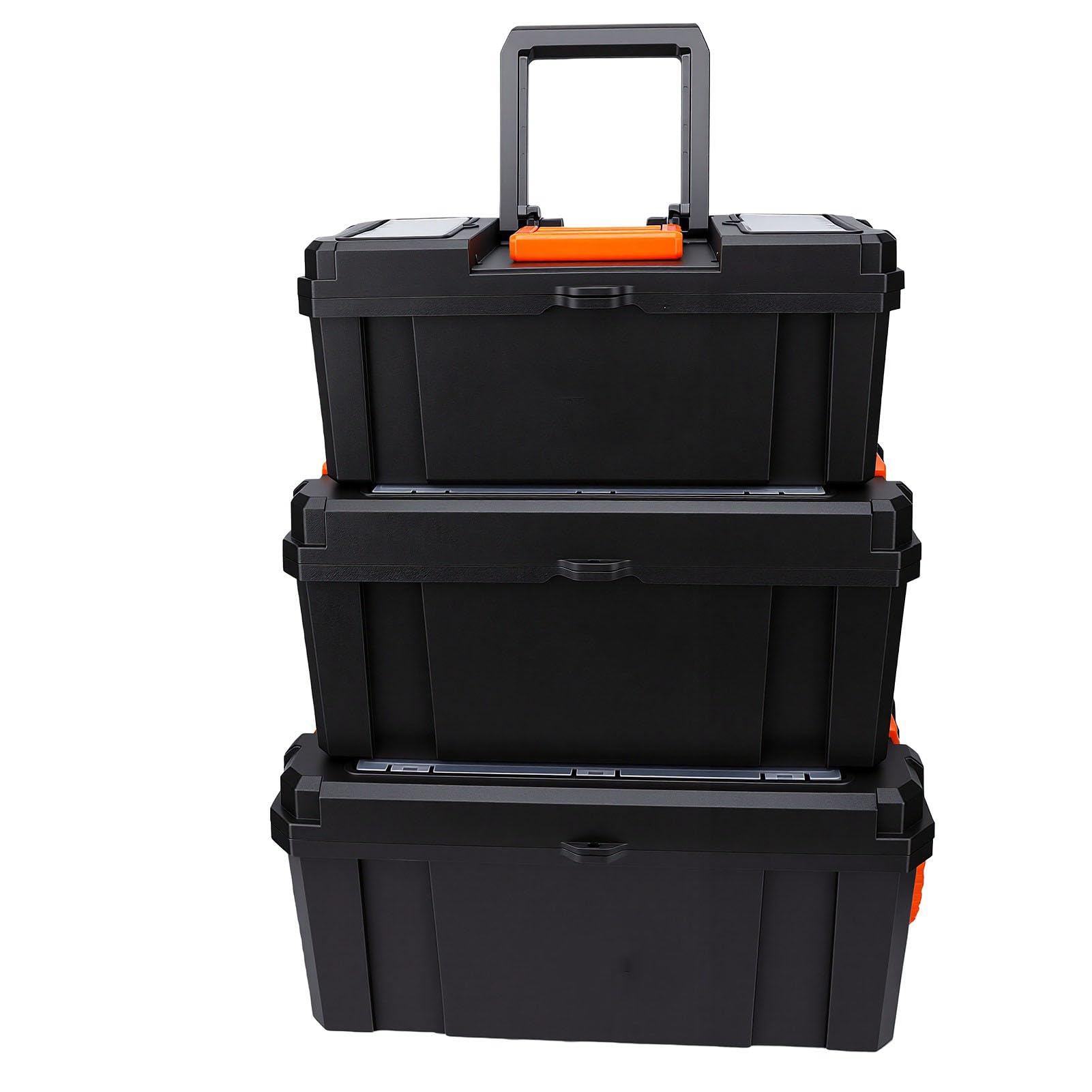 Garosa Caja de Herramientas Rodante 3 en 1, Material PP Resistente