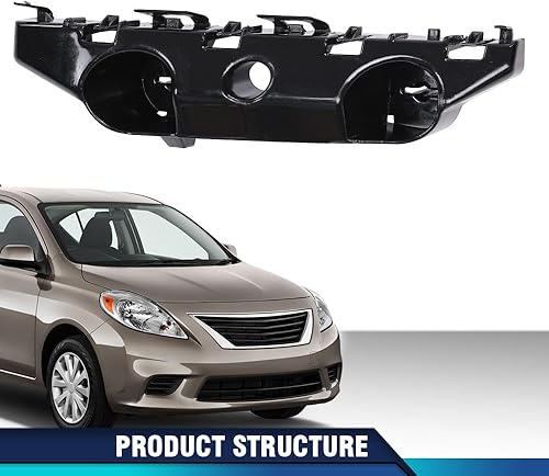 Miniatura 394 de PIT66 Soporte de parachoques delantero compatible con Hyundai Sonata 2011-2015 2 piezas soporte de parachoques delantero izquierdo y derecho