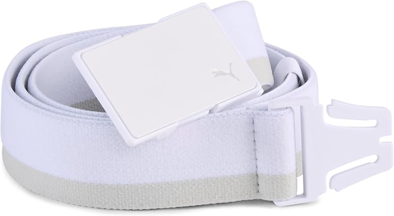 Ultralite Stretch Men's Golf Belt 2.0, White Glow, One Size