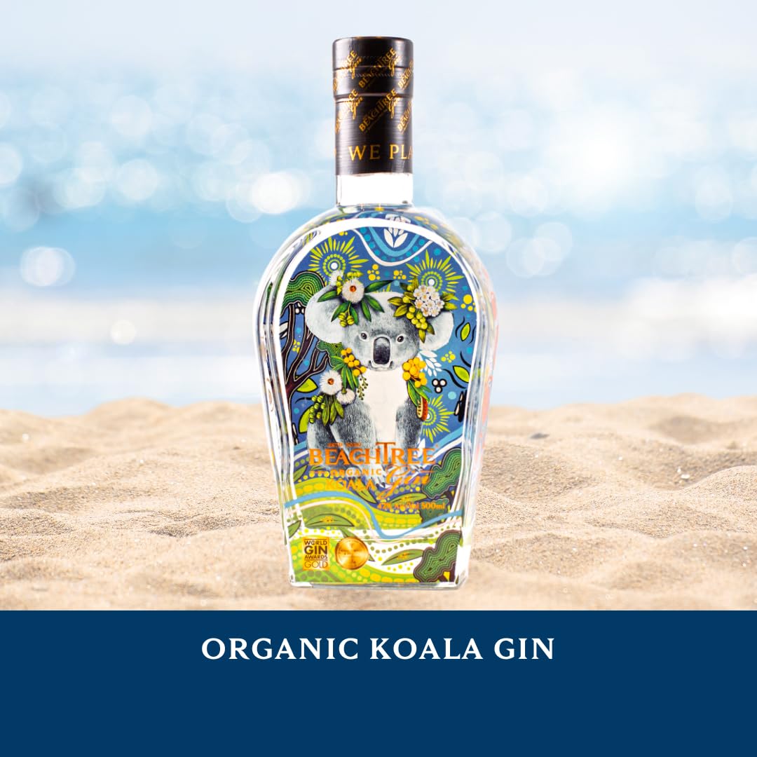 BEACH TREE GIN コアラデザイン Beachtree Distilling Co. Organic Koala Gin, Made on the