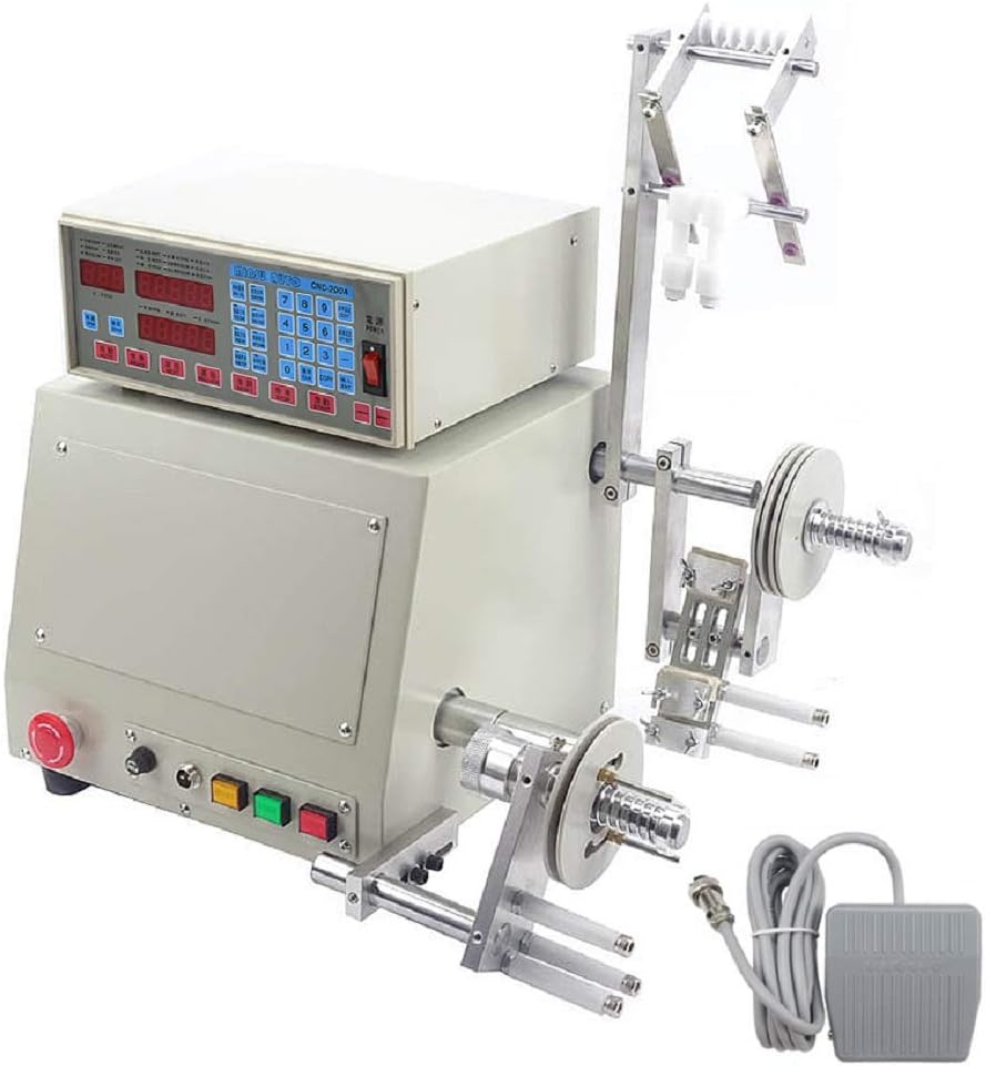 MXBAOHENG Computer CNC Automatic Coil Winder Winding Machine for 0.03-1.2mm Wire 750W 110V/220V
