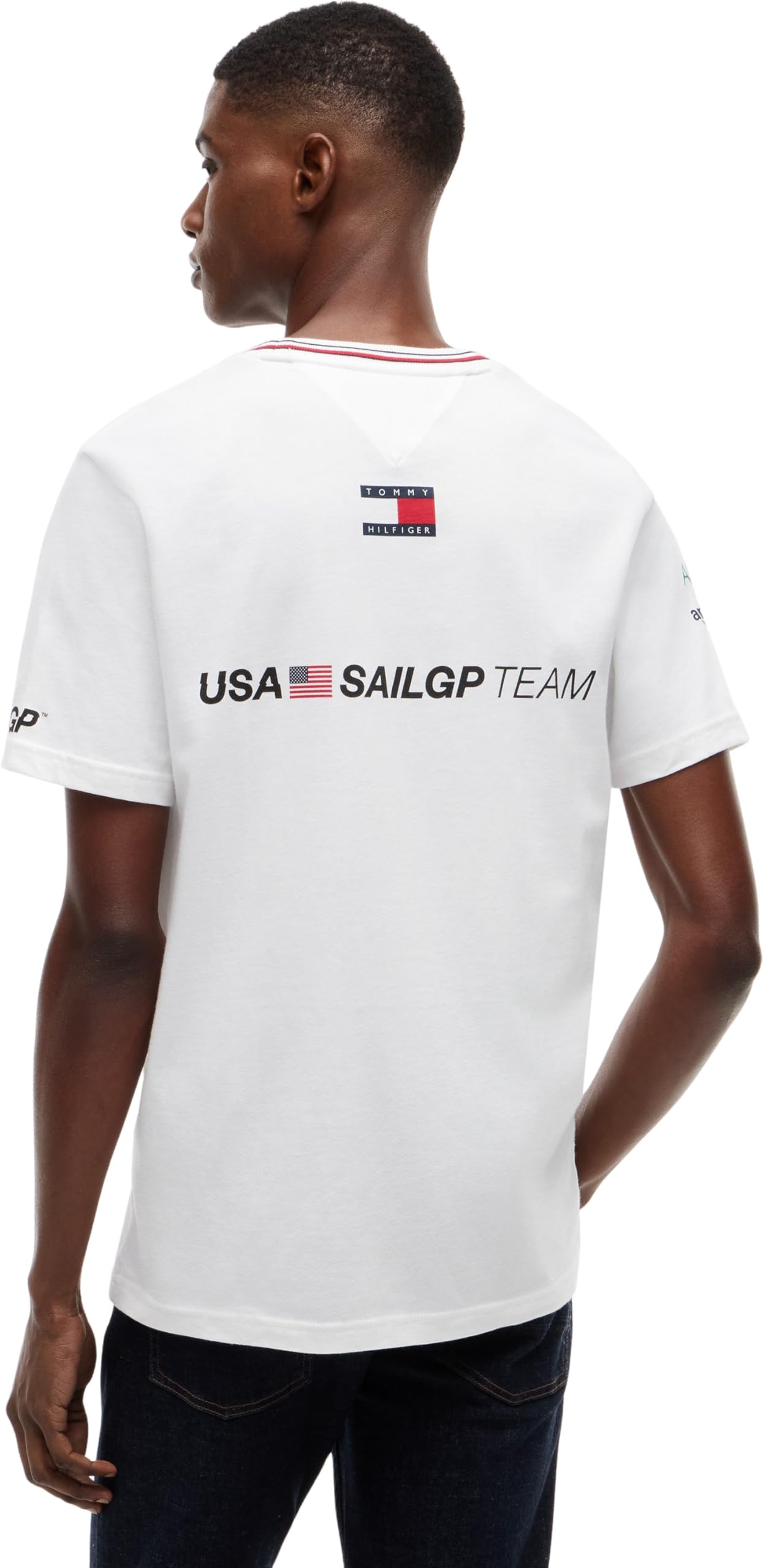 Tommy Hilfiger Us Sailgp Replica tee Mw0mw44690 Camiseta S/S Hombre