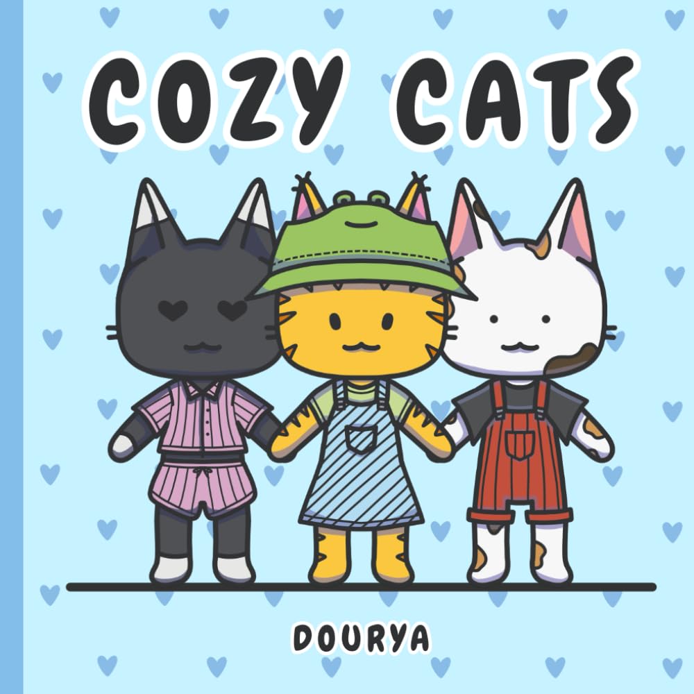 COZY CATS: Cute & Satisfying Coloring Book