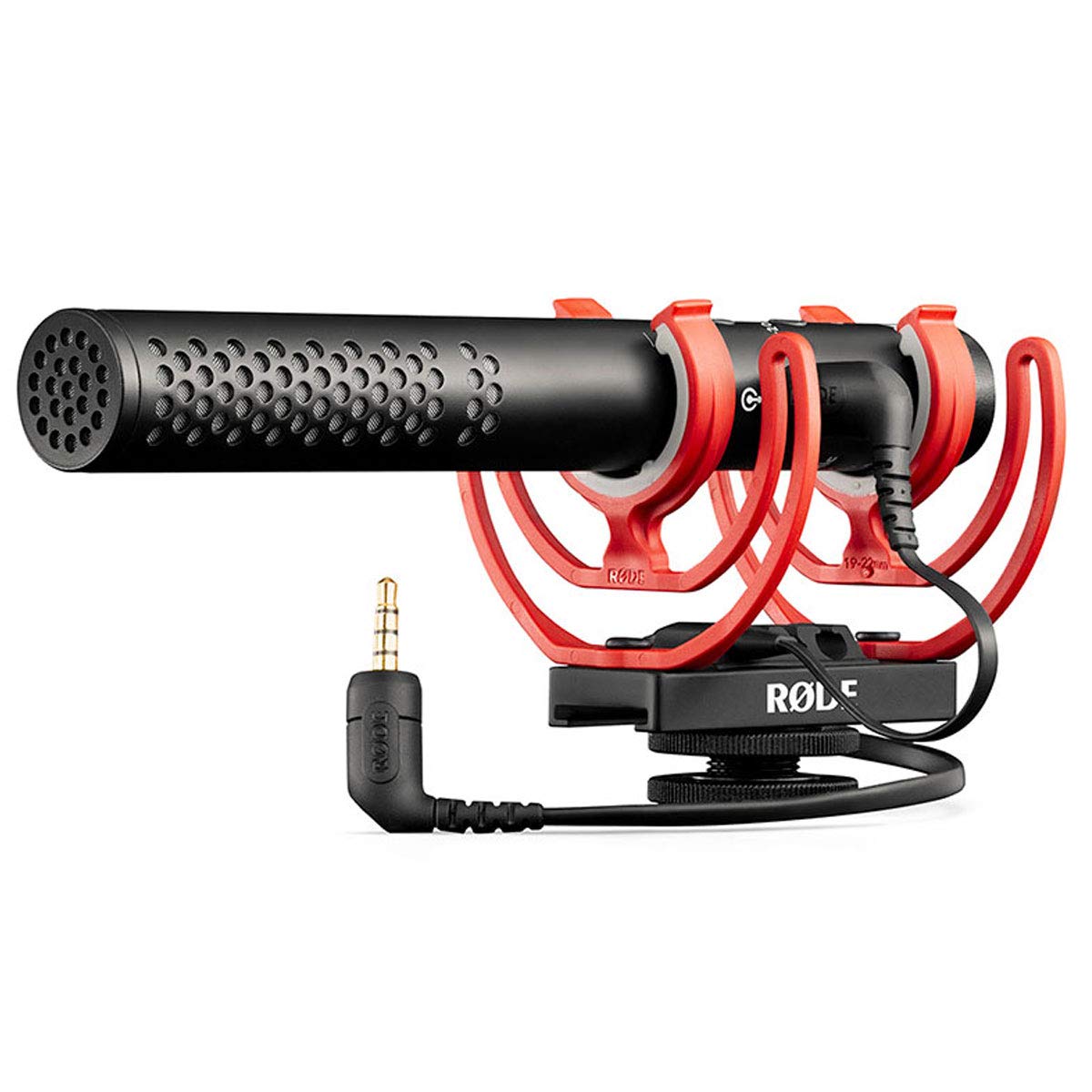 Rode Videomic NTG Broadcast mikrofon do kamery + kabel przyłączeniowy USB-C do Light-ning + futrzana ochrona przed wiatrem
