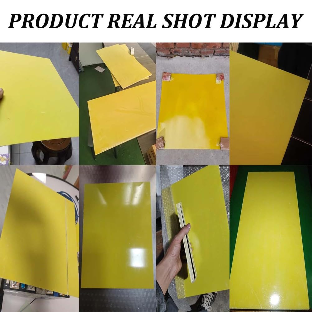 1Pc 3240 Panneau Époxy 500Mm X 500Mm Épaisseur 0.3Mm-2Mm Panneau Isolant pour Projets D'ingénierie De DIY De Maintenance Électronique Et Électrique,0.5mm
