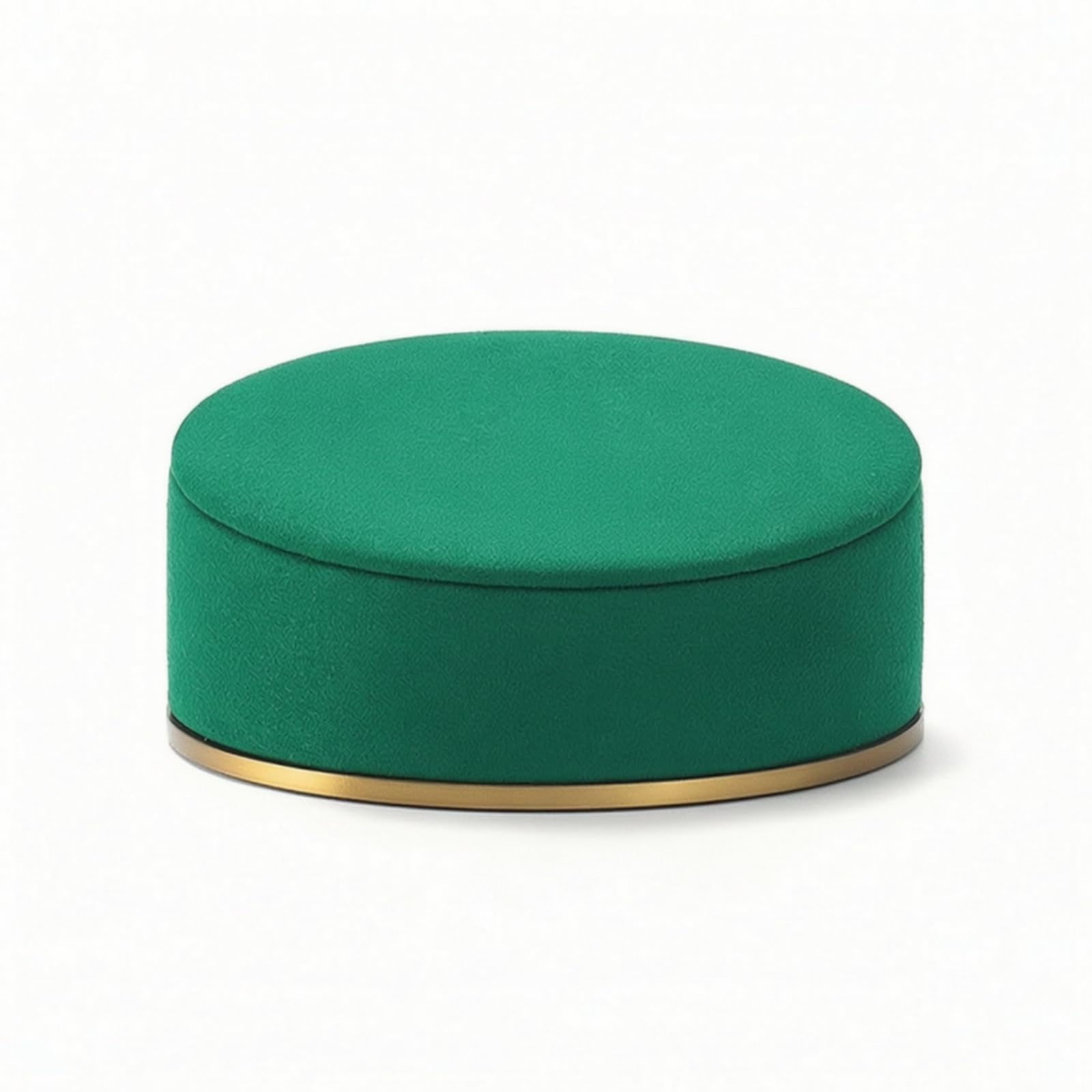 WZGWDC Présentoir à Bijoux Présentoir à Bijoux Robuste avec Garniture Dorée Organisateur de Cercle Anti-Rayures pour la Photographie de Produits, Style A