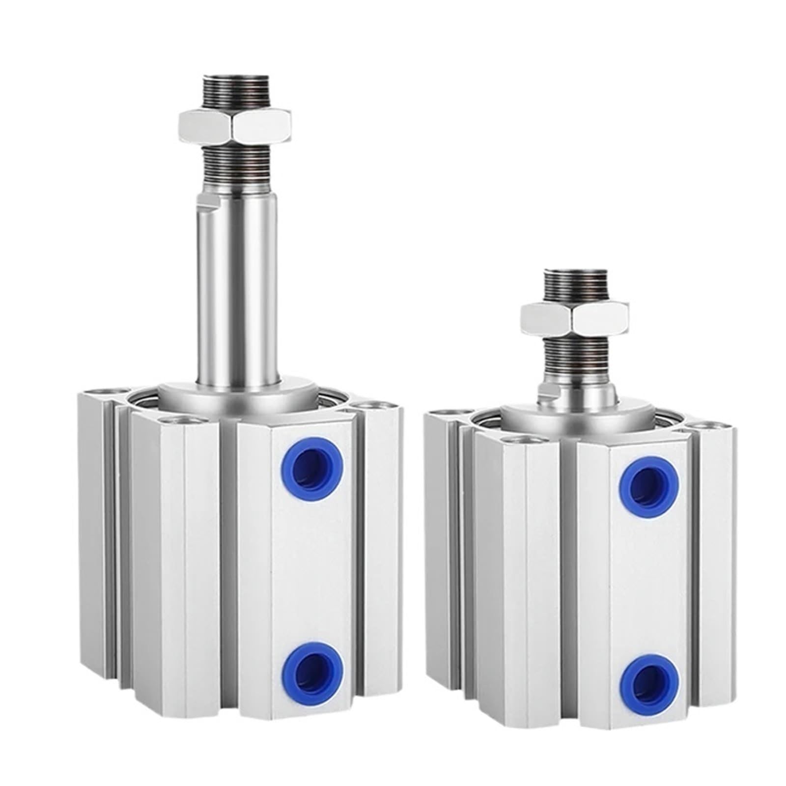 Jwseo Men's Stroke 30Mm Thread Bore 32 40 50 63 80Mm Stroke 5 10 20 25 30 40 45 50Mm Air Pneumatic Compact Thin Cylinder(,Bore 63Mm)