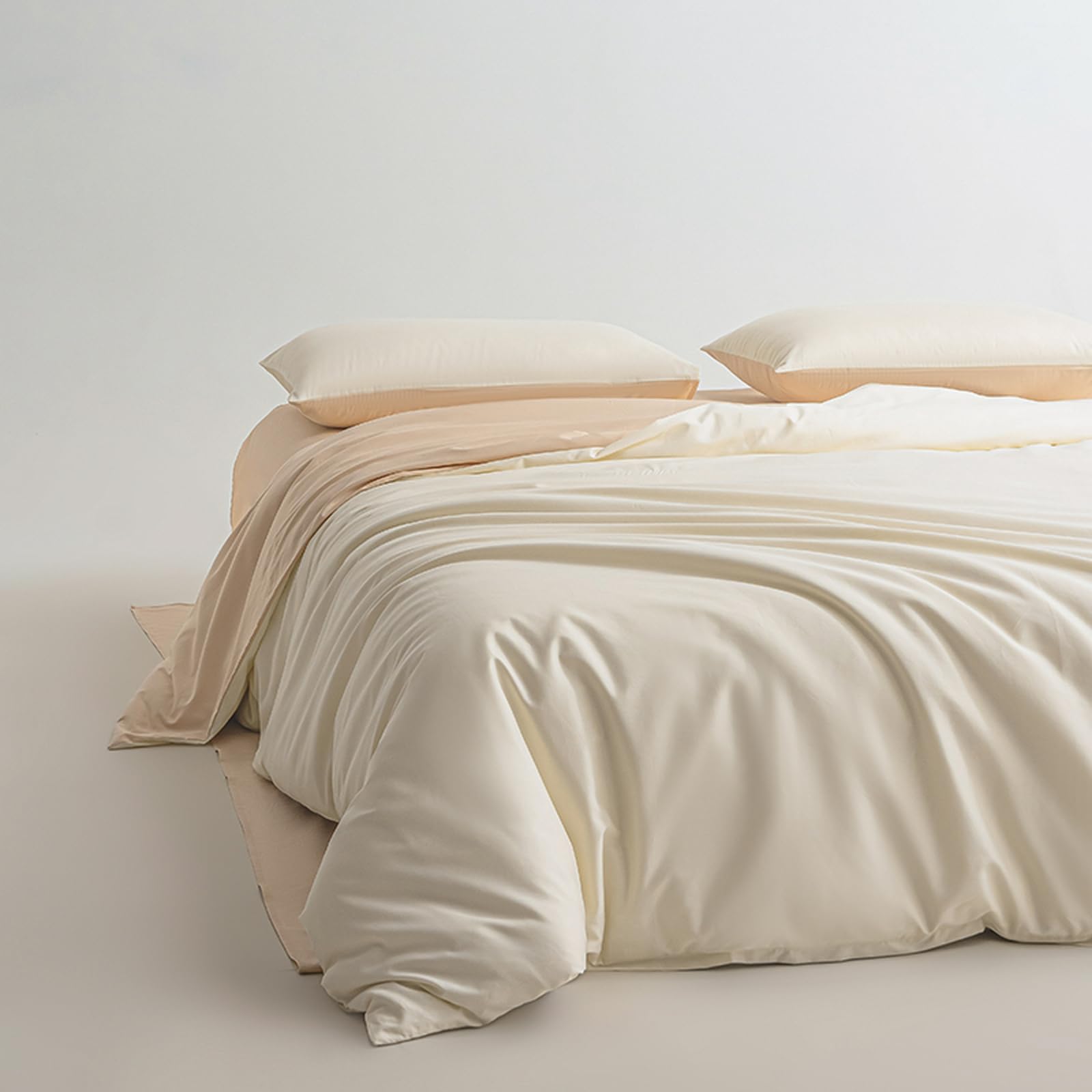 Housse de couette coton 180x220 pour un lit double frais toutes saisons