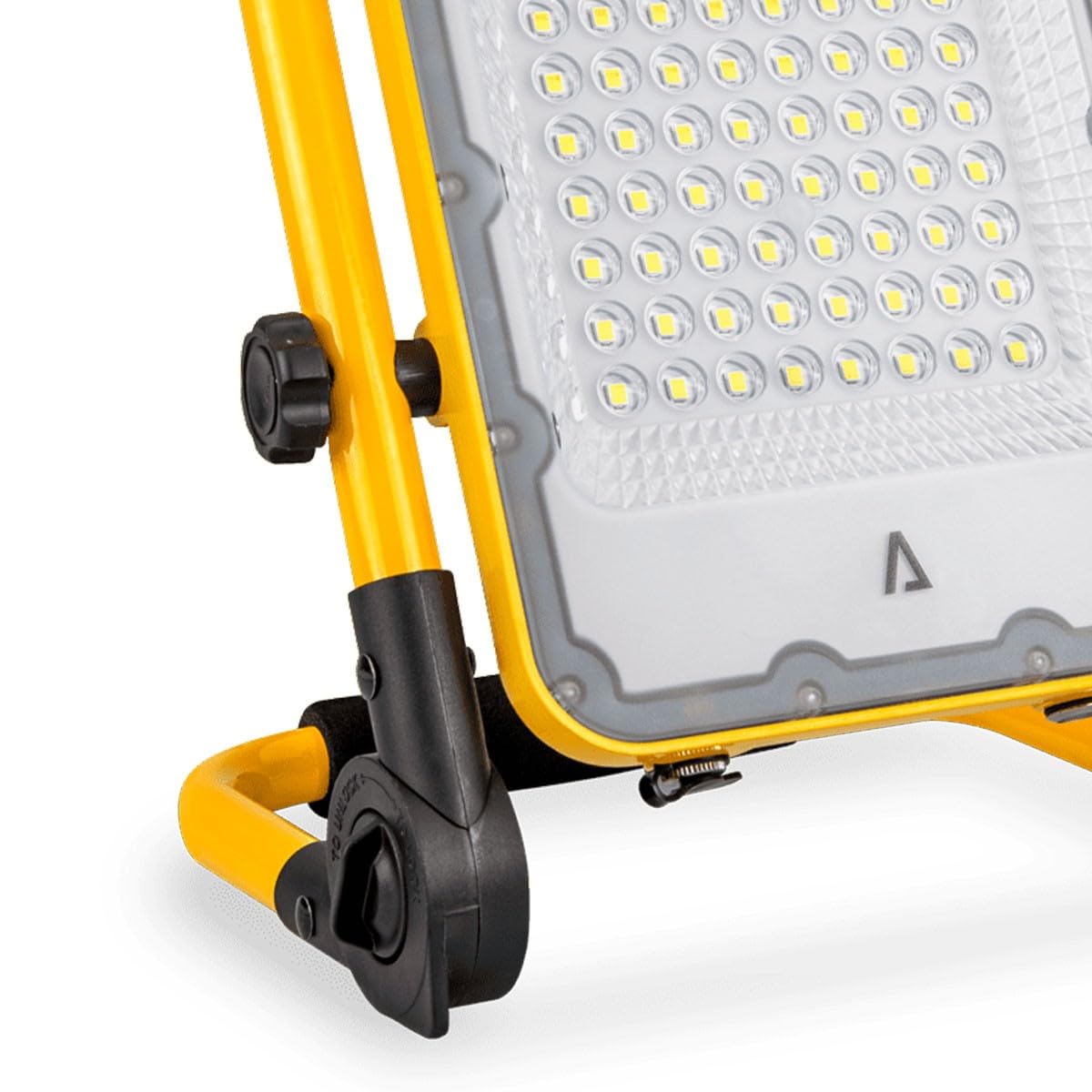 ASLO Foco LED para construcción, iluminación USB, 50 W, 6000 lúmenes, lámpara de trabajo, portátil, de iones de litio, 21700 mAh, para taller, construcción, garaje