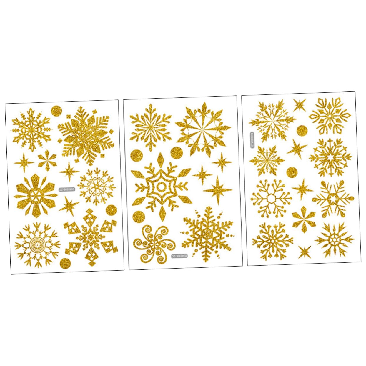 Cabilock 3 Set Adesivi Decorativi Per Finestre Natalizi Statici Vista Facili Da Installare Adatti Per Decorazioni Domestiche E Festive 6 Fogli*3