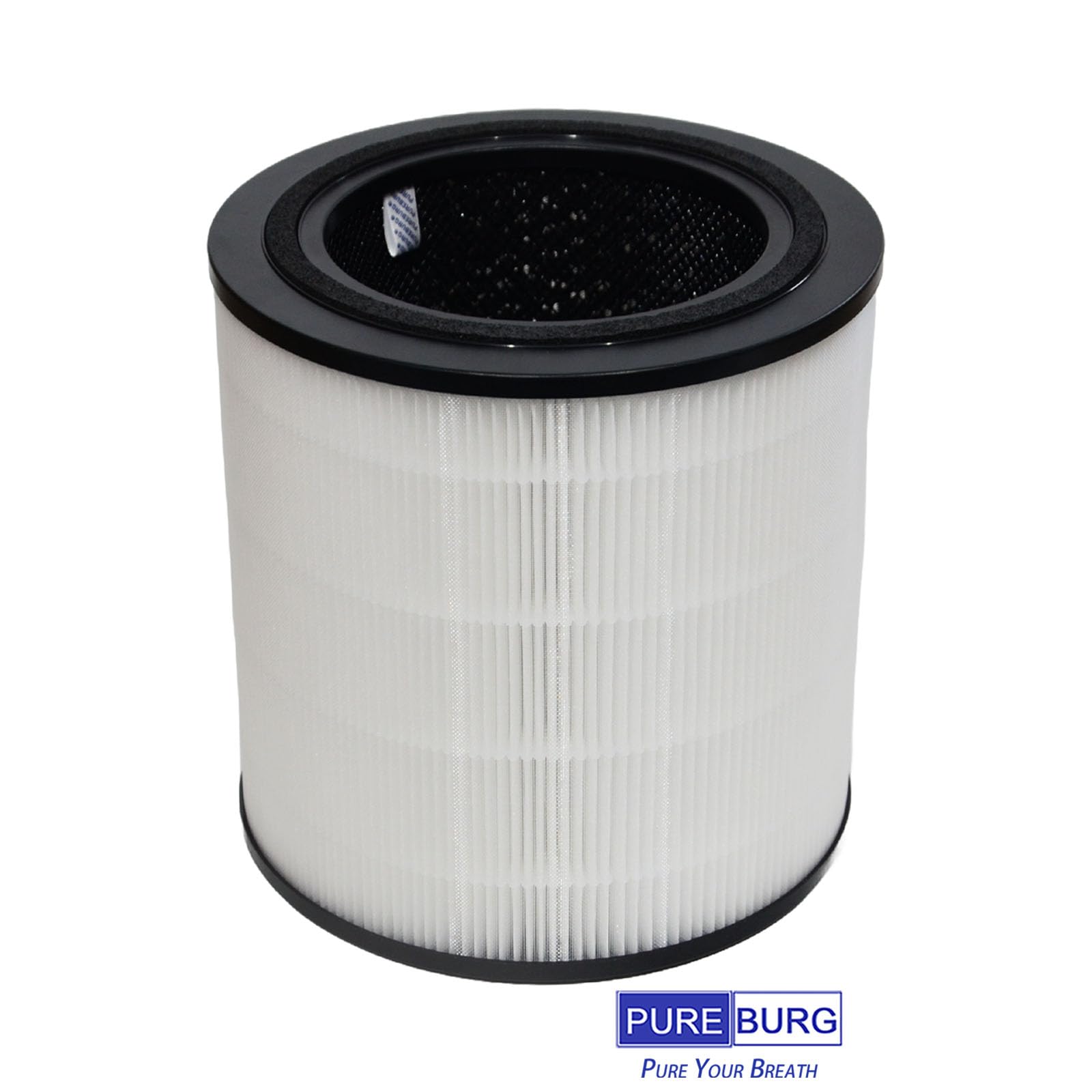 PUREBURG Filtro di ricambio compatibile con depuratore d'aria Bosch Air 4000, confezione da 2 pezzi H13 HEPA carbone attivo 2 in 1 3 livelli di filtrazione polvere VOCs odore