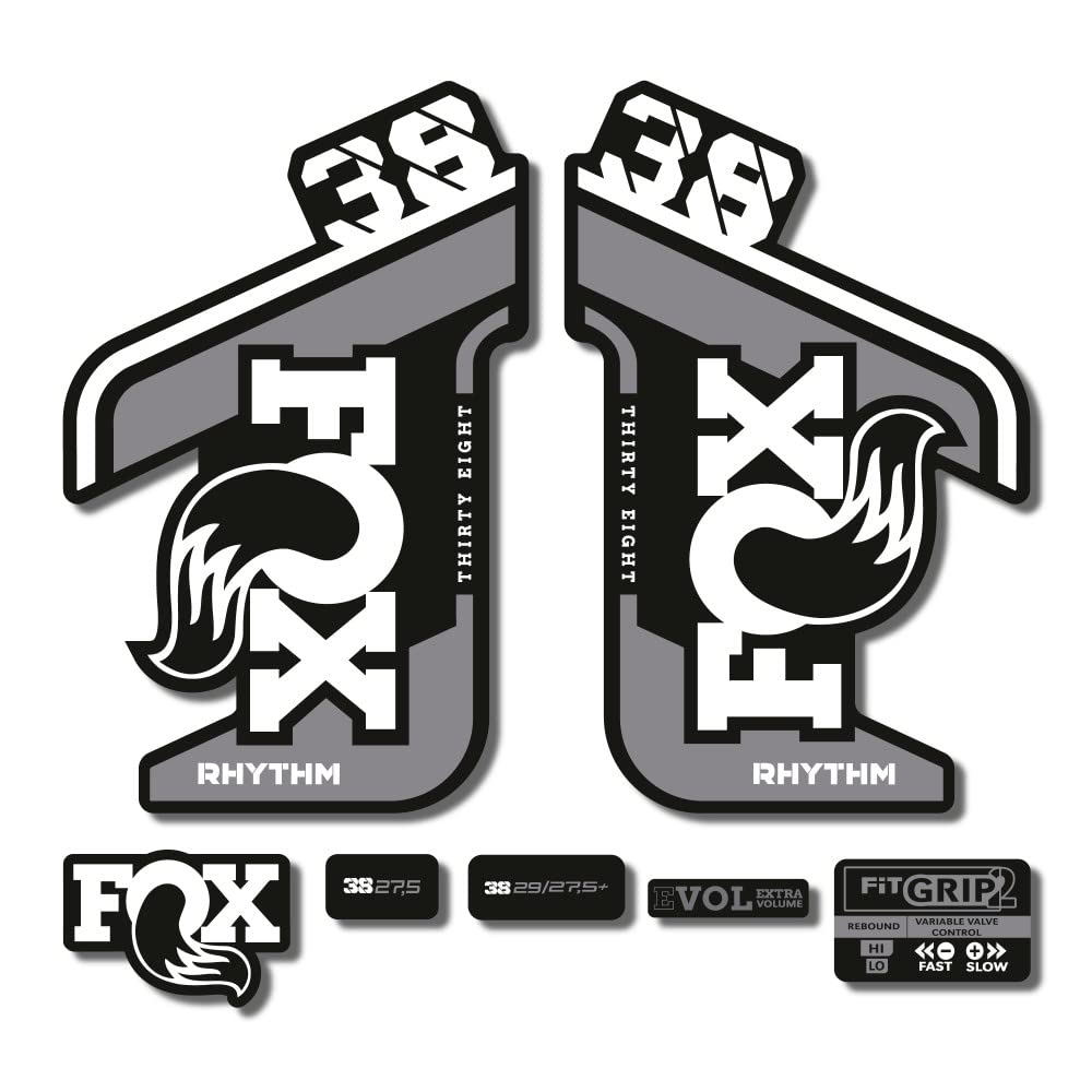 Star Sam White Stickers Compatible With Fox 38 Rhythm 2021 1 Cm