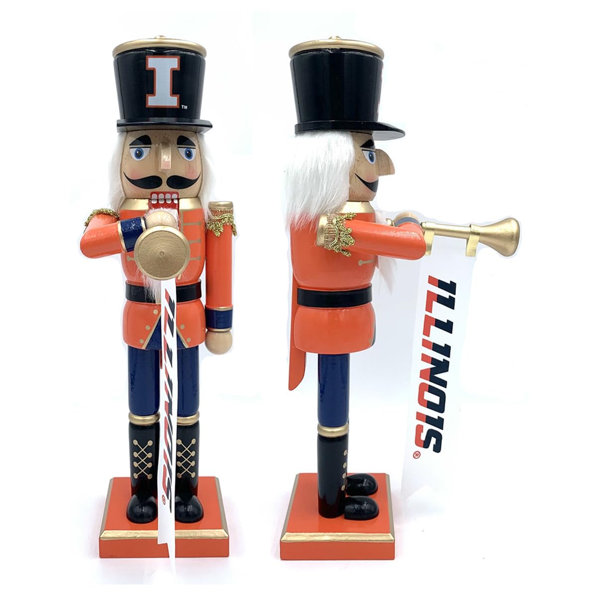 14 in. Illinois Bugler Nutcracker