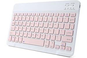 Ultra-Slim Kids Bluetooth Keyboard: Wireless Compact Keyboard for Learning and Entertainment