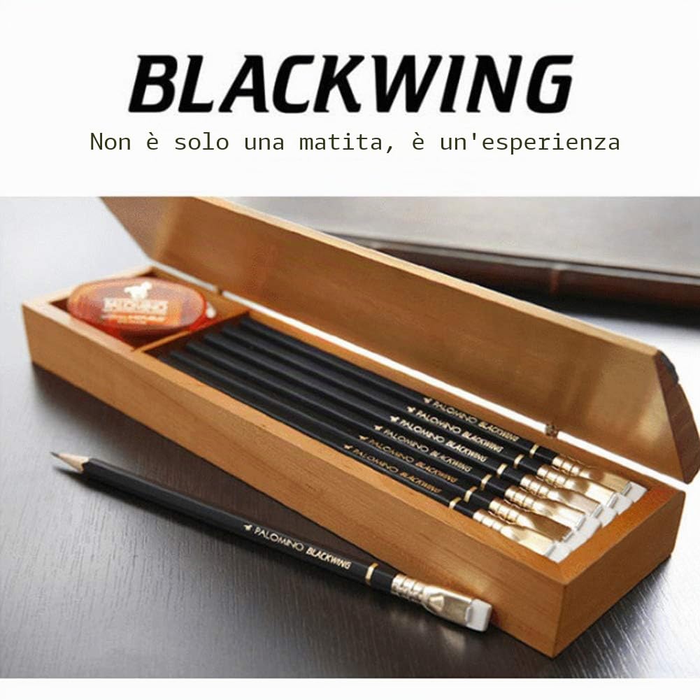 PALOMINO Blackwing 602 - Matita morbida, 12 pezzi (1 dozzina), grigio, gomma, strumento da scrittura