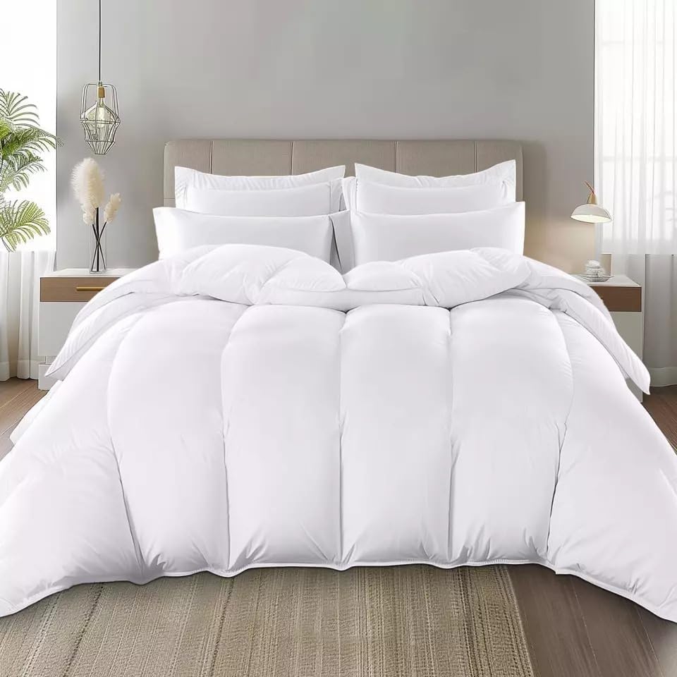 MH Traders Single Duvet 10.5 Tog All Year Round Duvet Soft Warm and Comfortable Quilt Duvet With Hollowfibre Ideal For Summer And Winter(135x200cm)