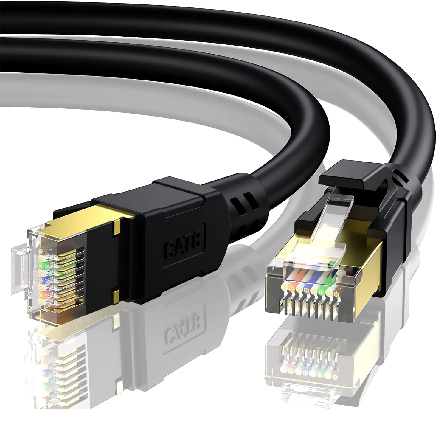 BESTOR® Cat 8 Ethernet Cable 1.5M,Indoor&Outdoor Internet Cable, High Speed LAN Network Cable,40Gbps, 2000Mhz,24AWG Shielded Internet Patch Cord, Weatherproof SFTP Rated for Gaming, Modem, Router (B0DCSR8MT1) Amazon Price History, Amazon Price Tracker