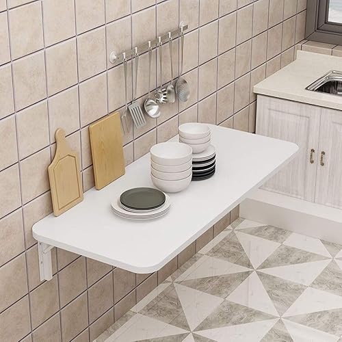 KDDEON Mesa de pared multifunción, plegable, ahorro de espacio, escritorio de ordenador, mesa de comedor, dormitorio, tocador, mesa de estudio para