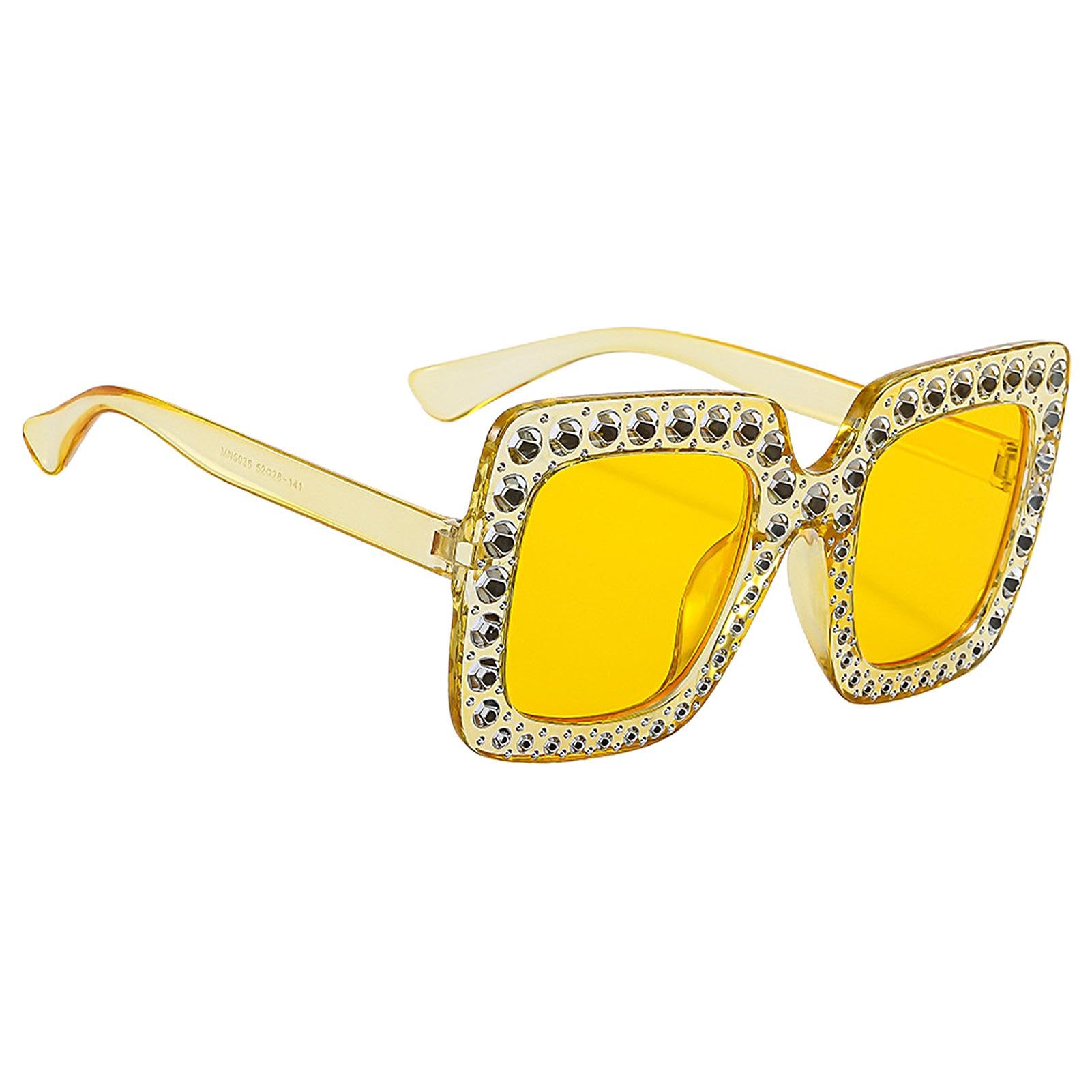 Occhiali Gucci Donna Occhiali Da Sole Oversize Con Strass