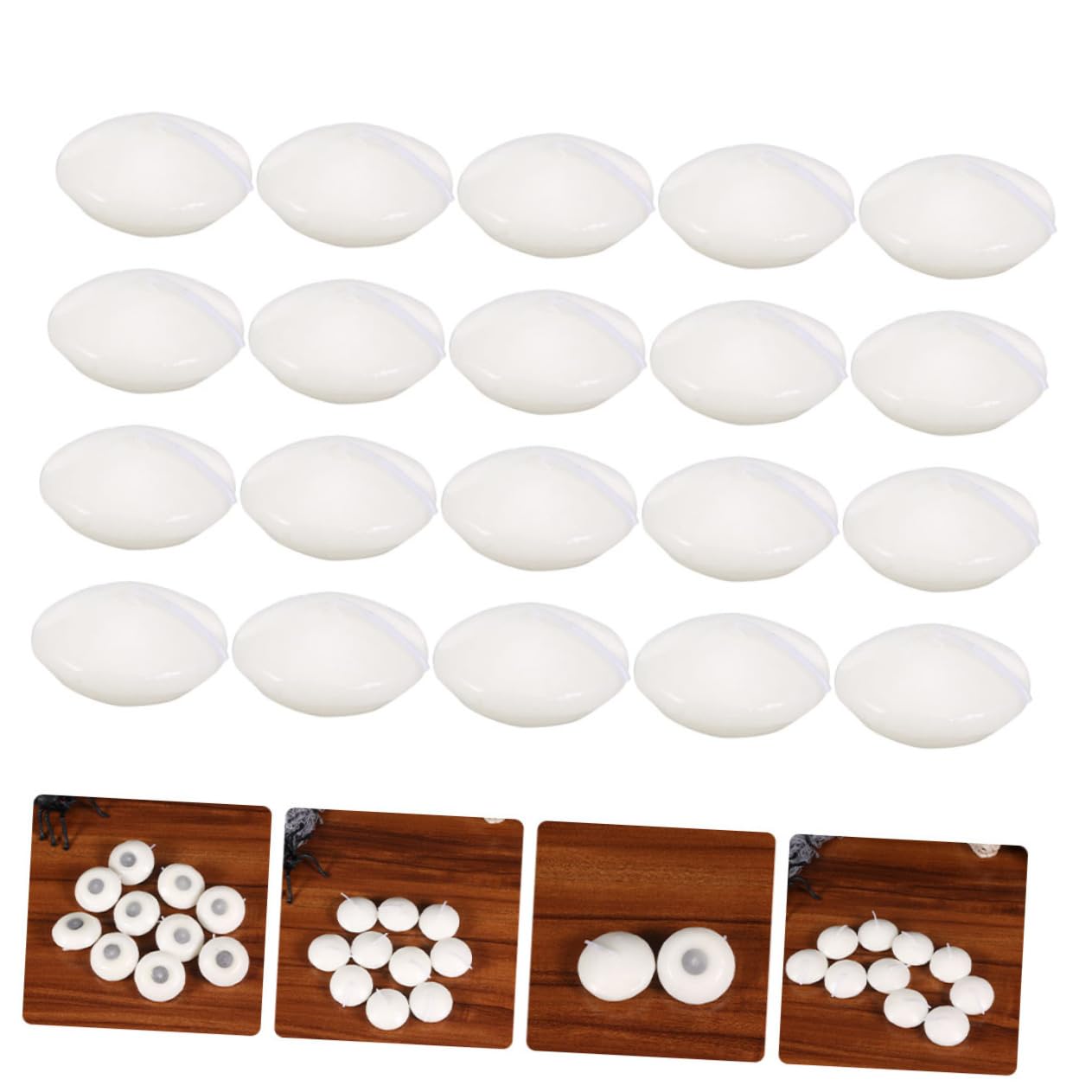 STOBAZA 100pcs Floating Candles Lights for Wedding Decorative Floating Led Candles for Pool