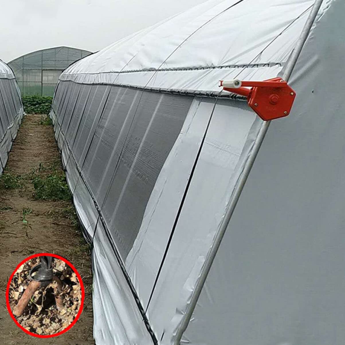 Piquets d'ancrage au Sol 6 Pièces en Acier Renforcé pour Tente