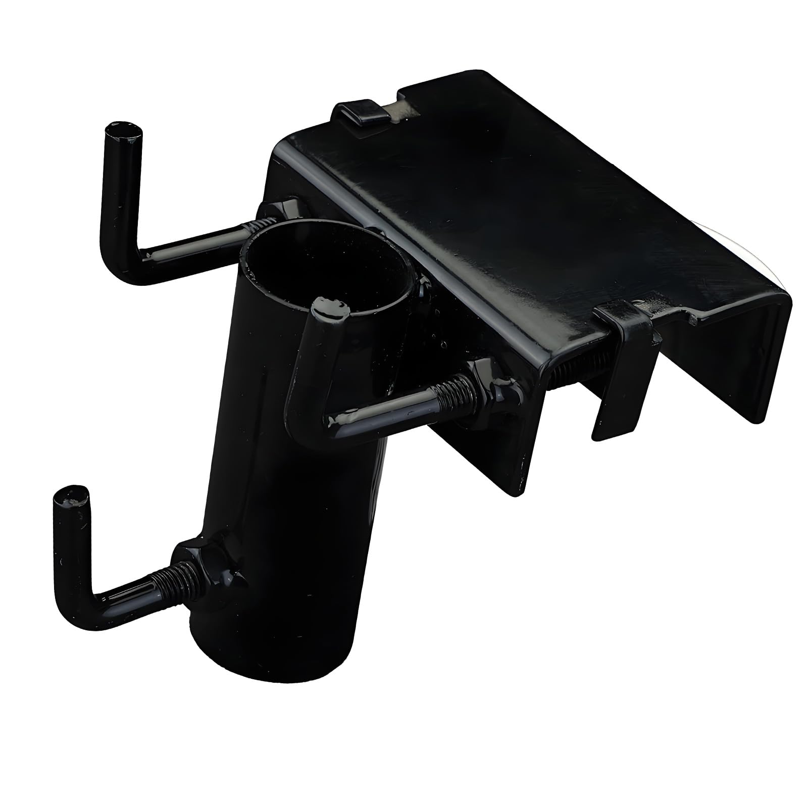Universals Adjustable Patios Umbrella Holder Balcony Umbrella Holder with Clip Parasol Table Clamp Adjustable Metal Stand for Beach Camping Garden Fishing Cart