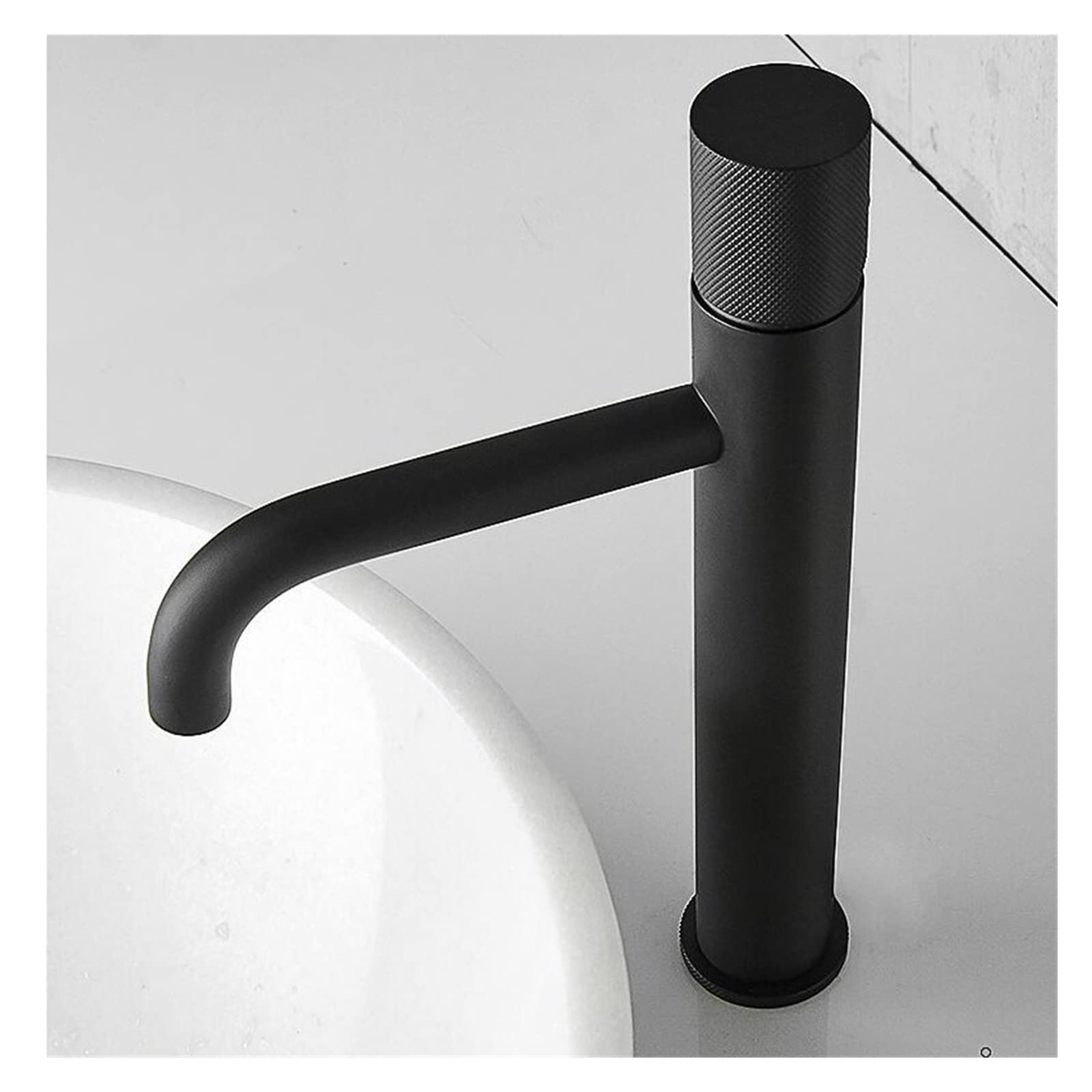 Mitigeur lavabo chrome eau chaude froide pour évier de salle de bain