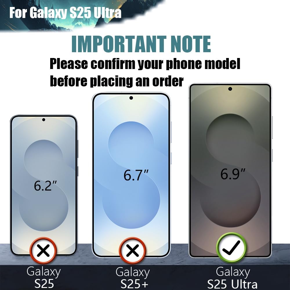 Battery Case for Samsung Galaxy S25 Ultra, 5000mAh Rechargeable Extended Battery Charging Charger Case, Add 100% Extra Juice (6.9 Inches) Black