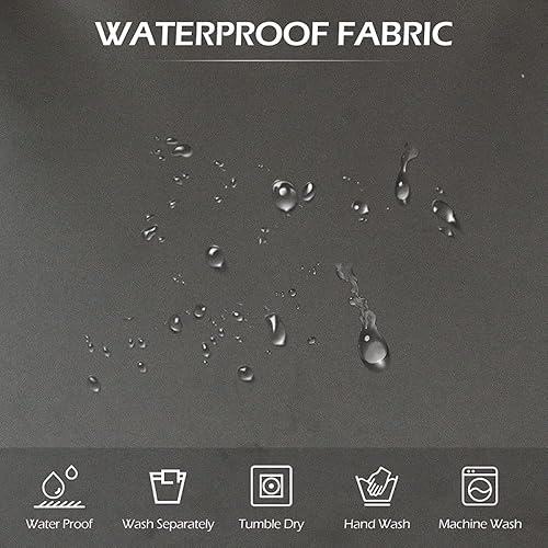 Miniatura 7 de HANASE 1pcs Waterproof Chair Cover Stretch Dining Chair Seat Covers Anti-Slip Chairs Slipcovers for Hotel Home Kitchen Living RoomS3Camel1pcs