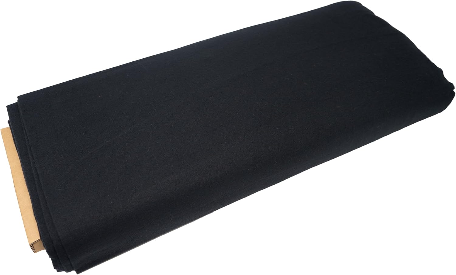 RTC Fabrics 42"/43" 100% Cotton Flannel Solid Black Color Crafting Fabric By Bolt