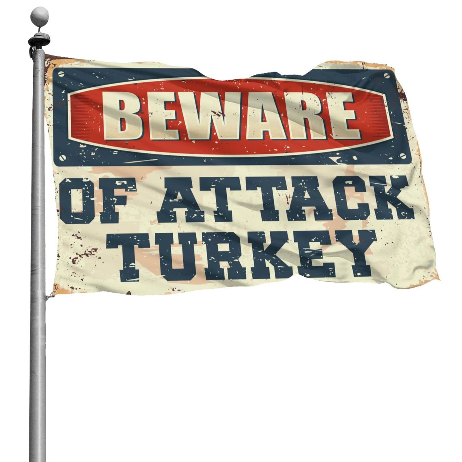 Drapeau de chambre filles Beware of Attack grand étendard mural ado 152x244