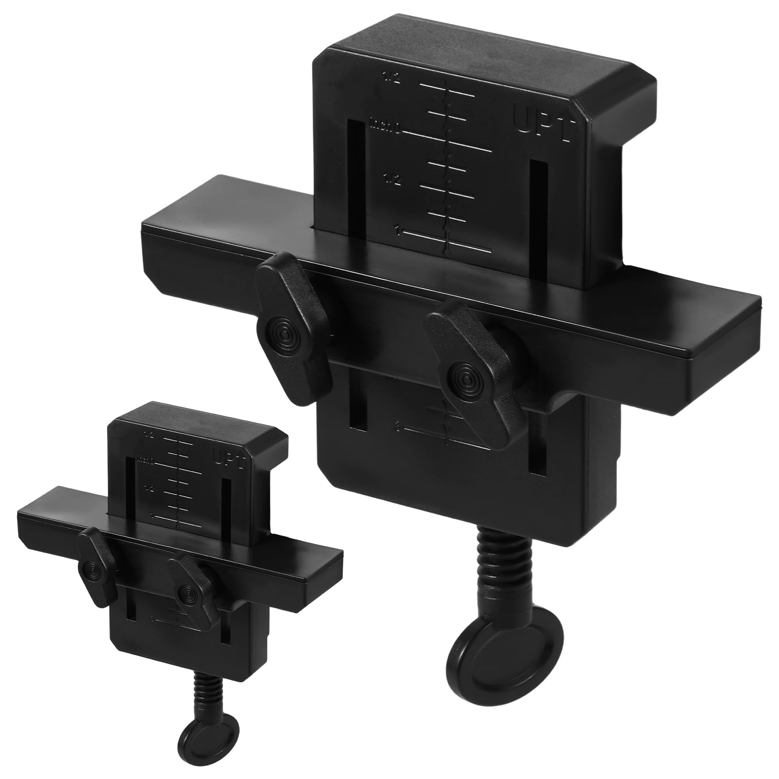 Qinglang 2 Pcs Cabinet Door Installation Positioner Adjustable Cabinet Door Mounting Jig Versatile Cabinets Frame Install Clamp Portable Hidden Door Support Arm For Kitchen Cabinet Bathroom Cabinet Wardrobe