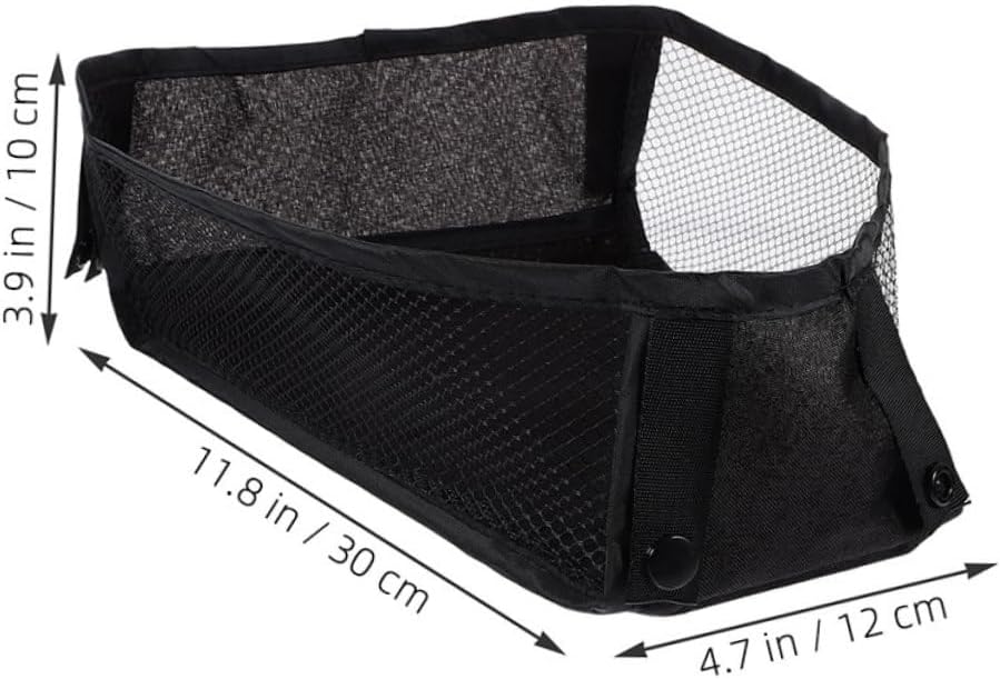 BESPORTBLE 2pcs Baby Stroller Mesh Organizer Hanging Storage Bag Universal Diaper Bag Organizer Stroller Accessories for Infants Suitable for Snacks and Diapers