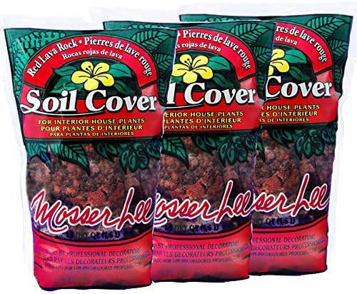 Mosser Lee ML8008 Red Lava Rock, 1.5 Dry qt. 3 Pack