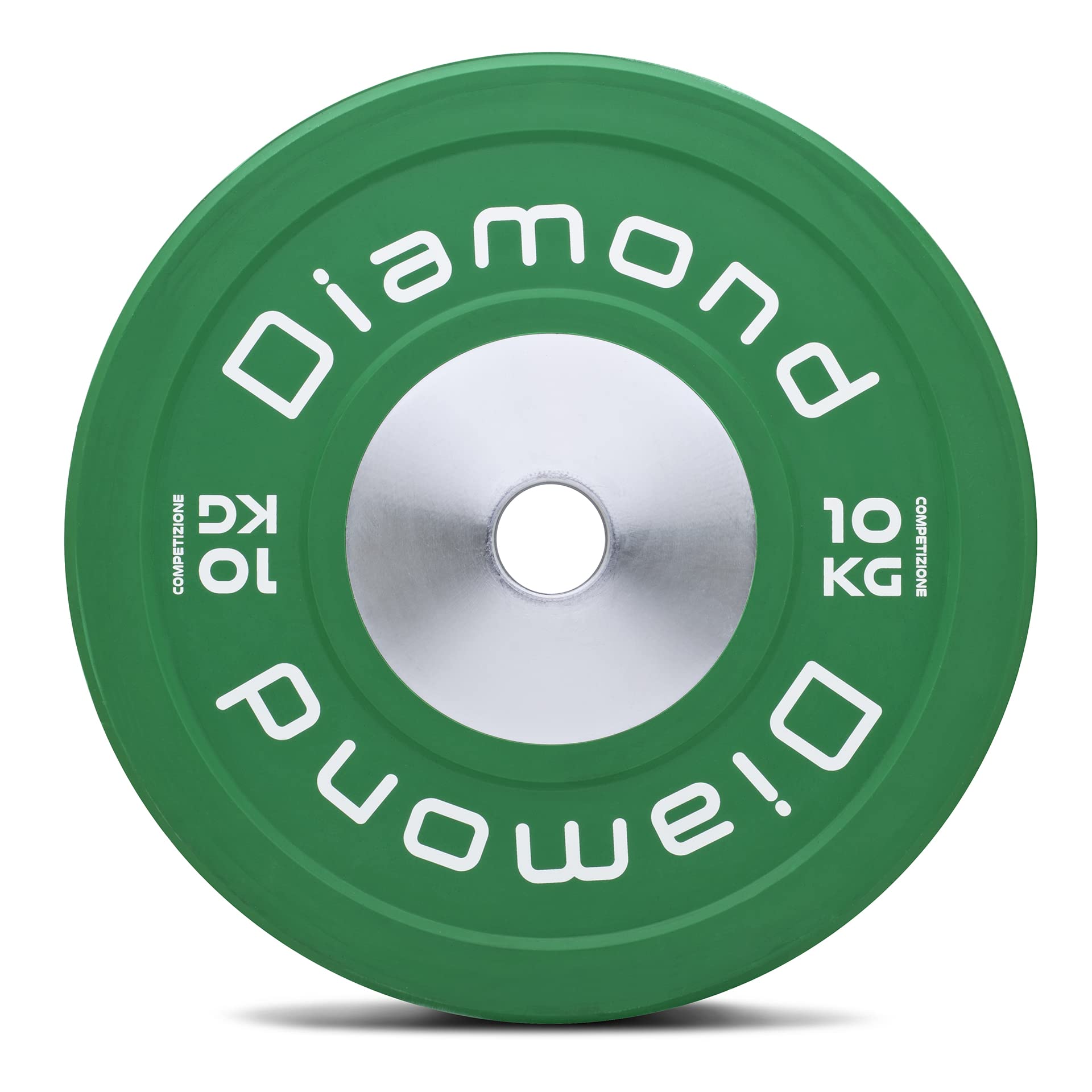 G5 HT SPORT Coppia Dischi Bumper Competizione PRO Diamond Foro Ø50 mm per Palestra E Home Gym da 5 A 25 kg per Manubri E Bilancieri