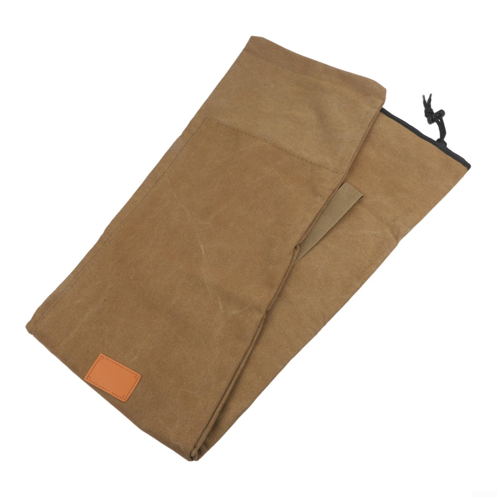 Heavy Duty Canvas Fishing Rod Bag Featuring Elastic For Secure Transport Spacious Brown 140cm Outdoor Tackle Case(Brown 1.4M)