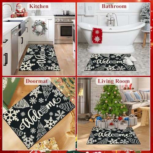 HEBE-Christmas-Doormat-Indoor-Outdoor-32×48-Non-Slip-Farmhouse-Welcome-Door-Mat-Large-Low-Profile-Entryway-Mat-Washable-Entrance-Mat-Floor-Carpet-for-Front-Door-Xmas-Decor HEBE Christmas Doormat Indoor Outdoor 32×48 Non Slip Farmhouse Welcome Door Mat Large Low Profile Entryway Mat Washable Entrance Mat Floor Carpet for Front Door Xmas Decor