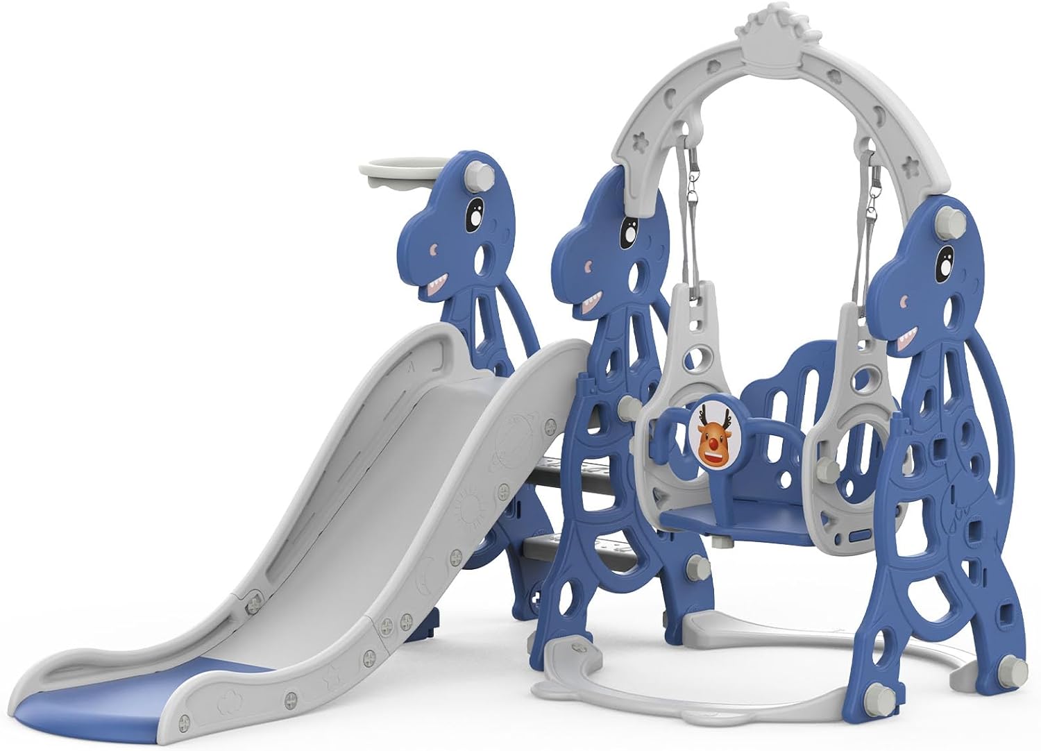 Baby Swings In Toddler Swing And Slide Set For Age 1-12 Indoor