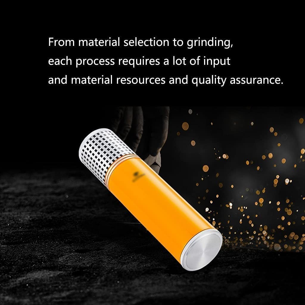 Reise Zigarren Humidor Edelstahl - Etui Für 3-5 Zigarren Mit Hygrometer